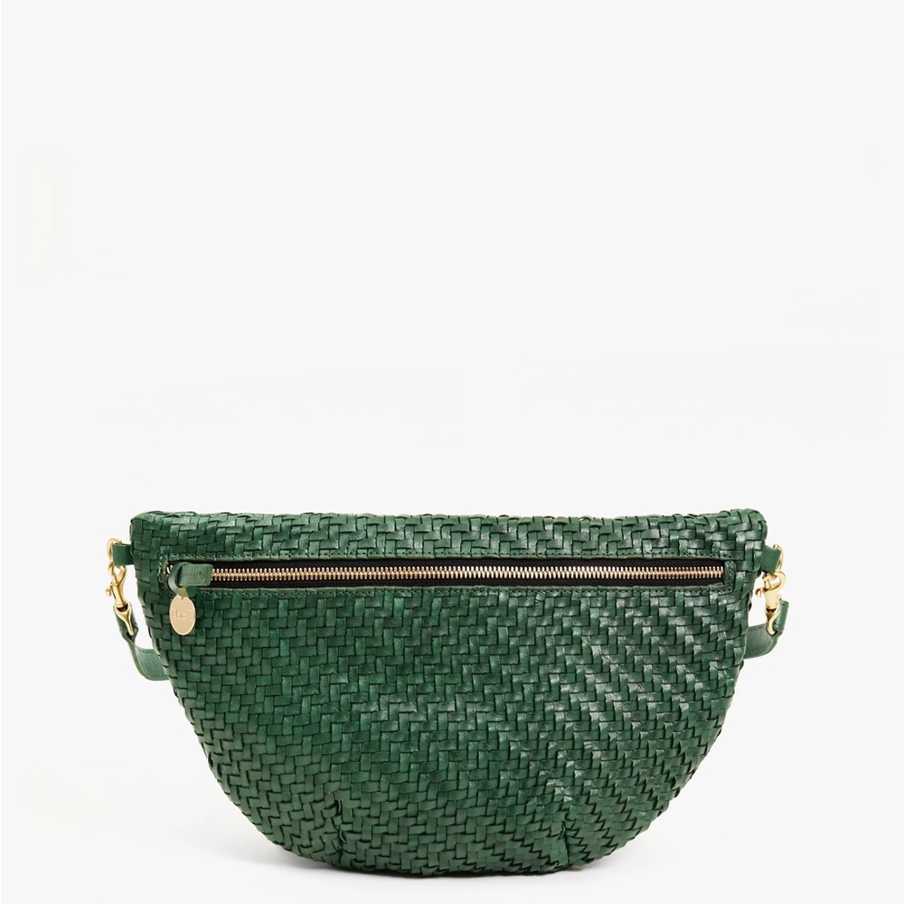 Clare V. Grande Fanny Evergreen Woven
